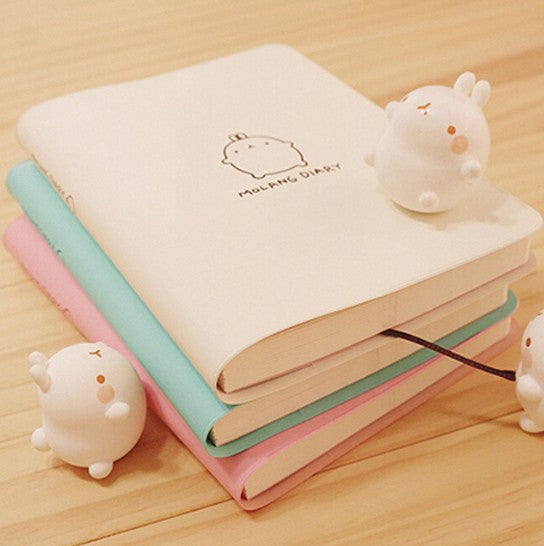 Leather Cartoon Notebook Journal Cute Cat Planner Diary Business