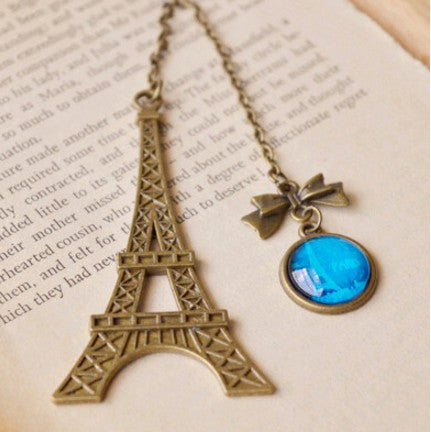 Eiffel Tower Metal Bookmarks for Book