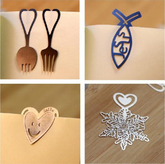 Cute Lovely Snowflake Bookmark Paper Clip