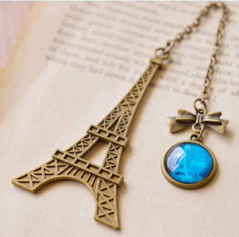 Eiffel Tower Metal Bookmarks for Book