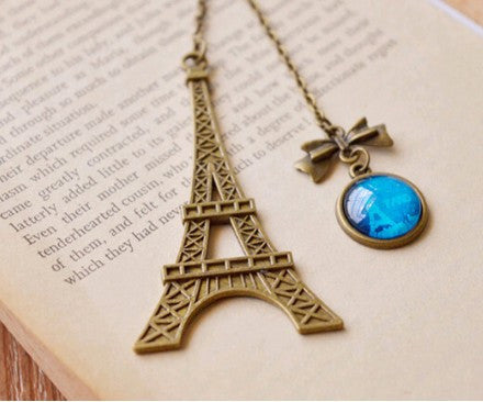 Eiffel Tower Metal Bookmarks for Book