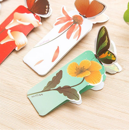 Cute 3D Butterfly Book Marks