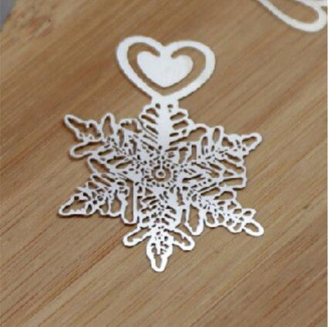 Cute Lovely Snowflake Bookmark Paper Clip