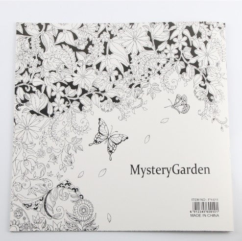 Mystery Garden Secret Coloring Book