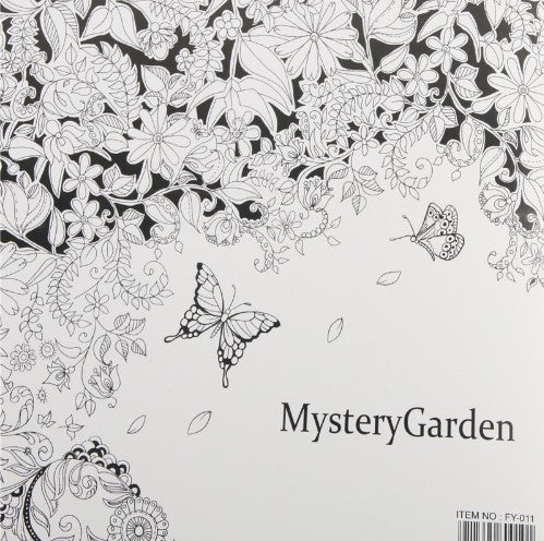 Mystery Garden Secret Coloring Book